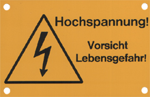 Warnschild